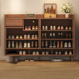 Modern Nordic Solid Wood Dining Chair – Rattan Backrest & Faux Leather Seat, Minimalist Design for Homes, Cafés & Boutique Spaces