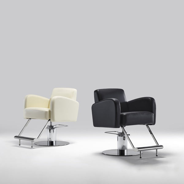 Modern Heavy-Duty Salon Chair – Hydraulic Height Adjustment, Armrest Support, Premium Leatherette