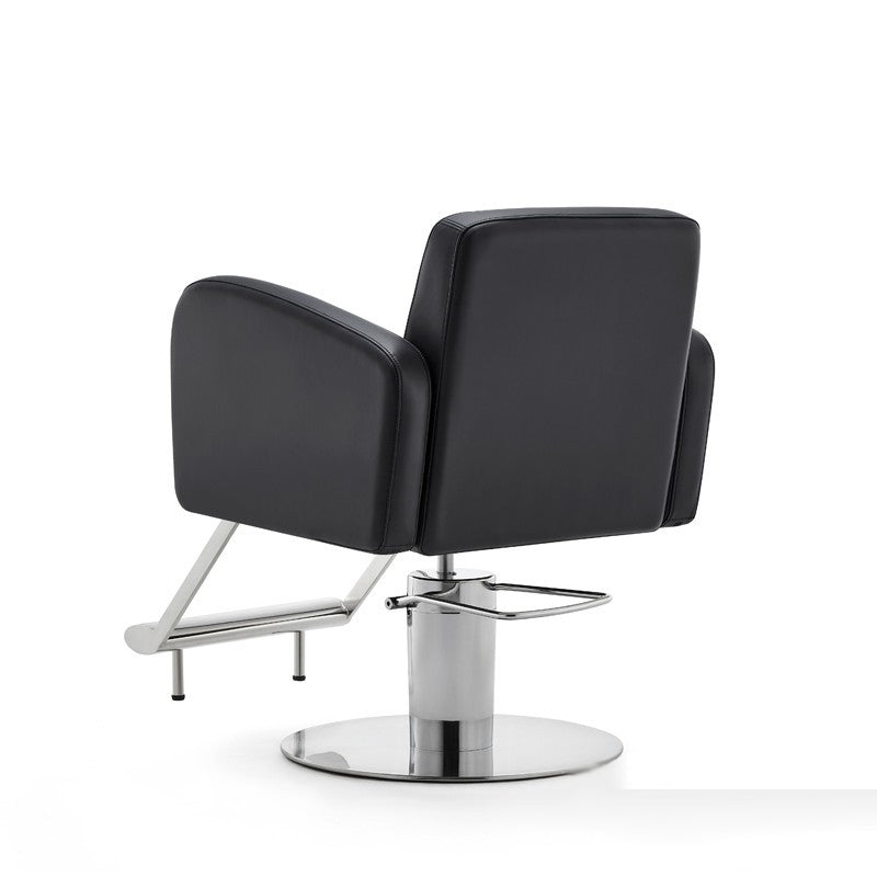 Modern Heavy-Duty Salon Chair – Hydraulic Height Adjustment, Armrest Support, Premium Leatherette