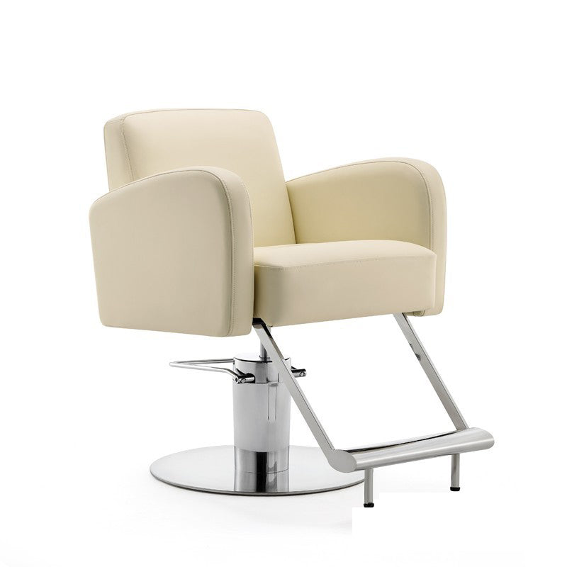 Modern Heavy-Duty Salon Chair – Hydraulic Height Adjustment, Armrest Support, Premium Leatherette