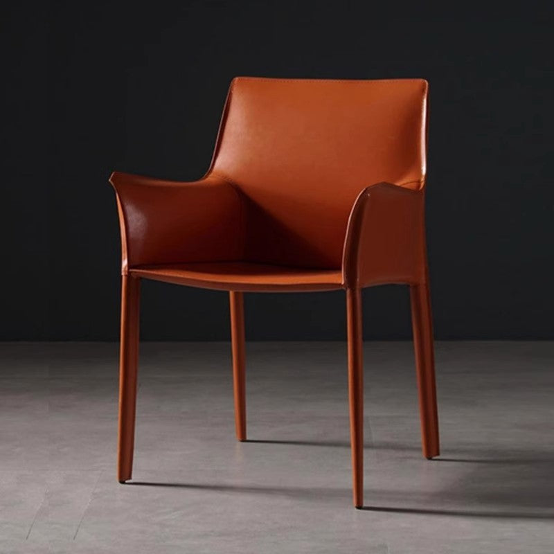 Modern Leather Armchair Dinning Chair