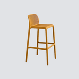 Modern Hollow-Back PP Bar Stool – Ergonomic High Chair with Breathable Raindrop Design, Multi-Colour Options for Bars, Cafés & Home Kitchen Islands