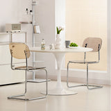 Modern Transparent Acrylic Dining Chair – Minimalist Cantilever Design with Chrome Frame