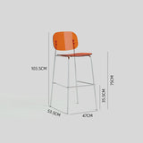 Modern Bar Chairs High Island Stools Transparent Commercial Accent Bar Chairs Plastic Counter Nordic Banqueta Furniture