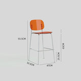 Modern Bar Chairs High Island Stools Transparent Commercial Accent Bar Chairs Plastic Counter Nordic Banqueta Furniture