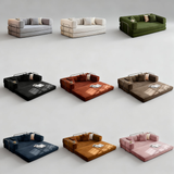 Foldable 55D Sponge Sofa Bed – Pet-Friendly Fabric, Compression Design