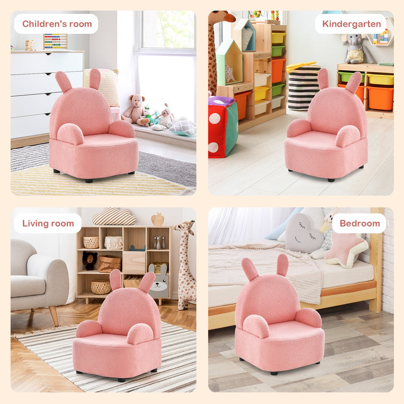 Kids Bunny Sofa Chair - Comfortable Ergonomic Design for Toddlers and Kids