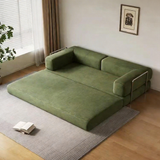 Multi-Form Chill Sofa | 5-in-1 Convertible Sofa Bed, 55D Foam, Stainless Steel Frame
