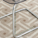 Modern Transparent Acrylic Dining Chair – Minimalist Cantilever Design with Chrome Frame