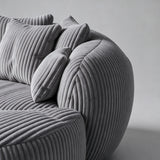 Customizable Comfy High Density Sponge Floor Lazy Compression Sofa