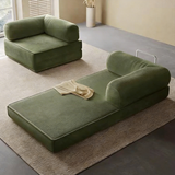 Multi-Form Chill Sofa | 5-in-1 Convertible Sofa Bed, 55D Foam, Stainless Steel Frame