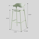 Modern Bar Stool - Sleek and Stylish Eco-Friendly PP Plastic