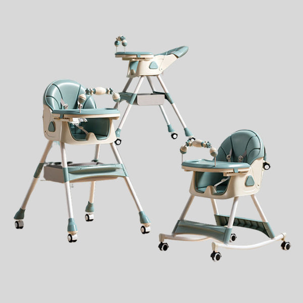Multifunctional 3-in-1 High Chair: Convertible High Chair, Booster Seat, and Rocker
