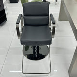 Modern Stainless Steel Salon Chair – Hydraulic Barber & Beauty Studio Seating