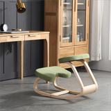 Ergonomic Kneeling Chair – Fixed Design, Full Birch Wood, Multiple Fabrics