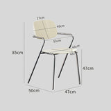 Modern Glossy Acrylic Armchair – Minimalist Dining & Café Chair with Chrome Frame
