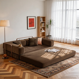 Foldable 55D Sponge Sofa Bed – Pet-Friendly Fabric, Compression Design
