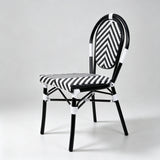 French Rattan Outdoor Chair | Weatherproof Wicker Cafe & Patio Bistro Chair