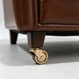 1919 Cigar Chair | Vintage Leather Club Chair with Diamond Button Tufting - StoolTopia