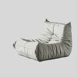 Curve Modern Armless Lounge Bean Bag Chair, Lazy Floor Sofa, Lounger