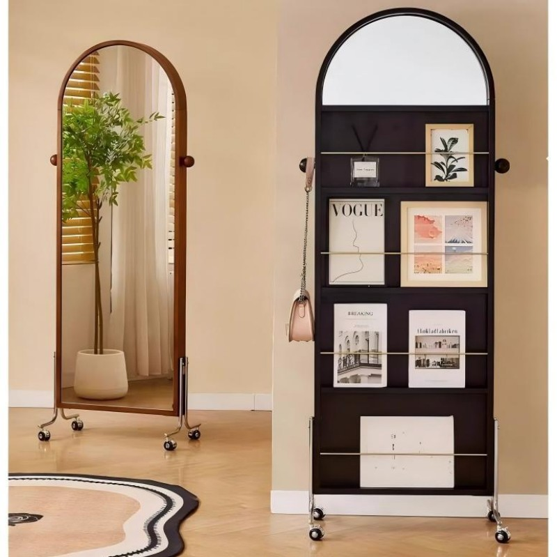 Arched Full-Length Mirror Cabinet