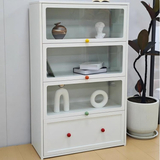 Kids’ Display Storage Cabinet with Glass Doors