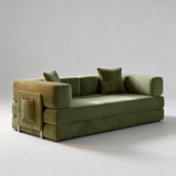 Multi-Form Chill Sofa | 5-in-1 Convertible Sofa Bed, 55D Foam, Stainless Steel Frame