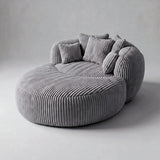 Customizable Comfy High Density Sponge Floor Lazy Compression Sofa