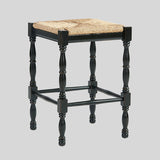 Dorchester Square Counter Stool with Rush Seat