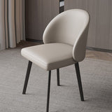 Modern Elegance Luxurious Dining Chair with Sleek Black Legs for Contemporary Spaces