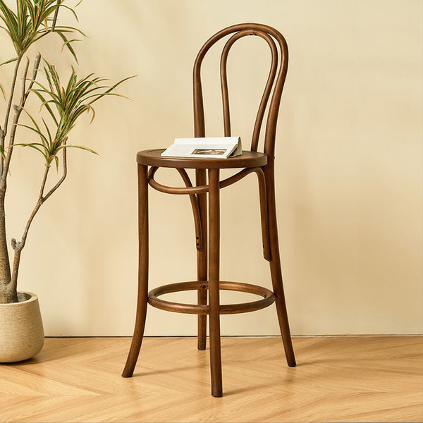 Classic Bentwood Bistro Chair - Timeless Design with Natural Wood Finish