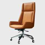 Modern Executive Swivel Office Chair with High Backrest