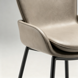 Luxury Leather Bar Stool - Modern High Chair for Kitchen Island
