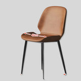 Modern Leather Dining Chair with Ergonomic Design - Perfect for Any Space