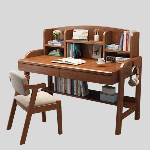 Solid Wood Study Desk & Chair – Minimalist & Functional Design