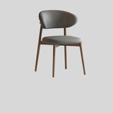 Contemporary Faux Leather Dining Chair - Elegant and Comfortable Seating