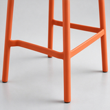 Hollow-Back PP Bar Stool | Ergonomic Raindrop Design | 65/75cm | 8 Colours – StoolTopia