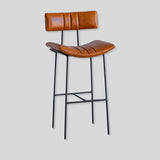 Modern Wrought Iron Bar Chairs For Bar Furniture Kitchen Bar Stools Backrest Creative Light Luxury Upscale Restaurant High Chair