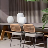 Contemporary Woven Accent Lounge Chair – Outdoor & Indoor Leisure Chair