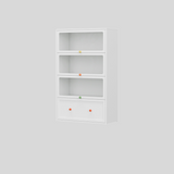 Kids’ Display Storage Cabinet with Glass Doors