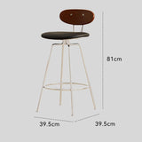 Modern Counter Height Bar Stools with Spider Metal Legs