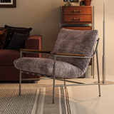 Modern Chenille Lounge Chair