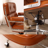 Robin Executive Leather Office Chair - Mid-Century Modern