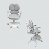 Adjustable Kids Study Desk with Bookshelf – Natural Wood Finish