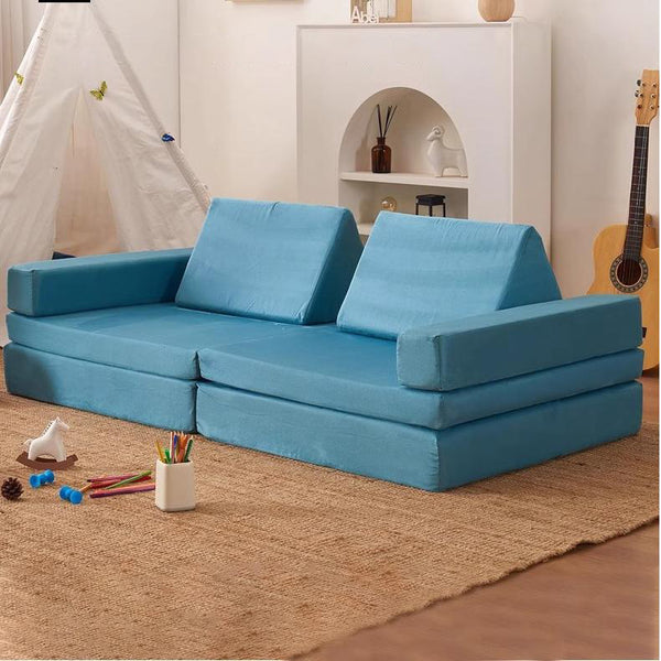 Customizable Kids Modular Sofa – Foldable, Wash-Free, Play Sofa Bed