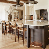Organic Modern Counter Stools Linen Counter Stools