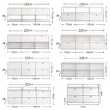 Modular Stainless Steel Sideboard | 1–3 Cabinet Storage System
