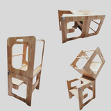 Multi-Functional Folding Toddler Kitchen Helper Tower