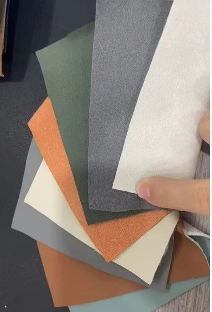 Mid-Century Modern Solid Wood Leather Armchair – Premium Tan Upholstery