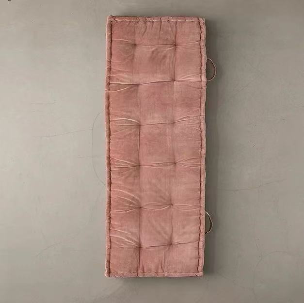 Custom Velvet Sofa Bed Cushion – Made to Order